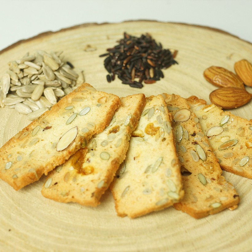 Bánh Biscotti ăn kiêng GUfoods - Lành mạnh, bổ dưỡng, phù hợp eat clean