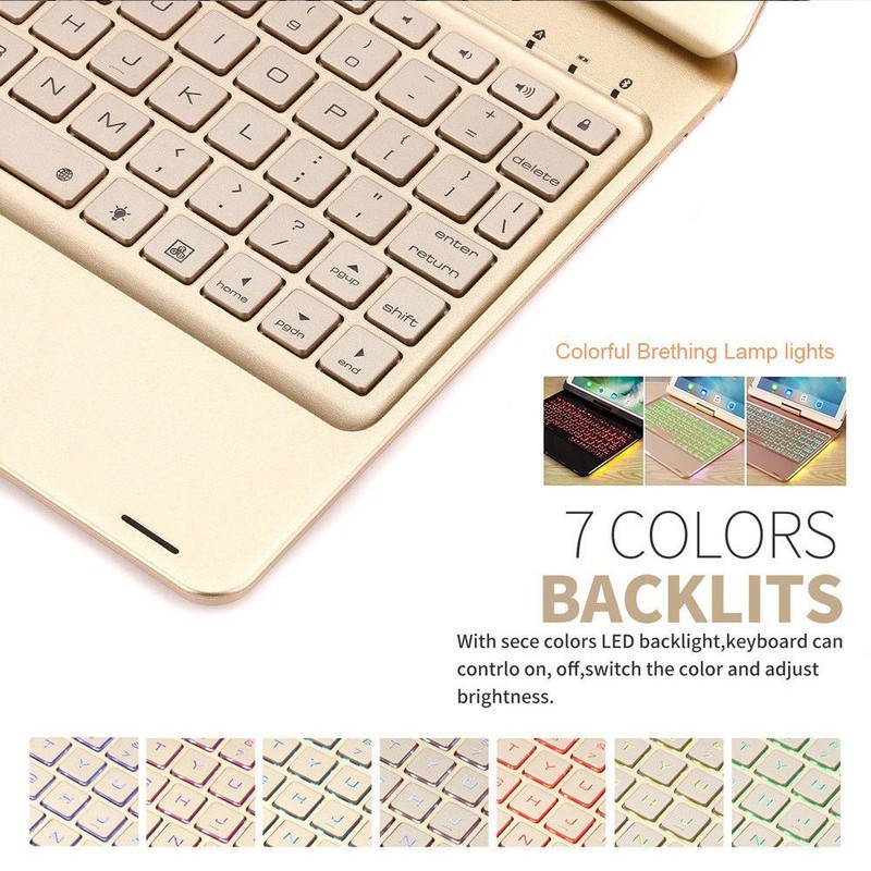 Bàn phím Bluetooth sang trọng xoay 180 độ hOt nhất dành cho ipad Air, Air 2, ipad Pro 9.7, IPad New 2017, ipad 2018 | BigBuy360 - bigbuy360.vn