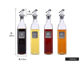 Chai đựng gia vị thủy tinh 500ML ⚱ FREE SHIP 50K ⚱