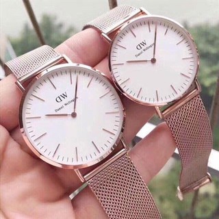 Đồng Hồ D.W Nam, Nữ Dây Da sang trọng lịch lãm, đẳng cấp