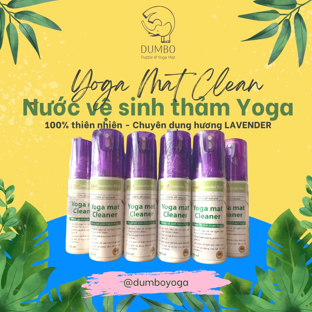 Nước Vệ Sinh Thảm Tập Yoga NA DUMBO MAT 100ml Hương Lavender