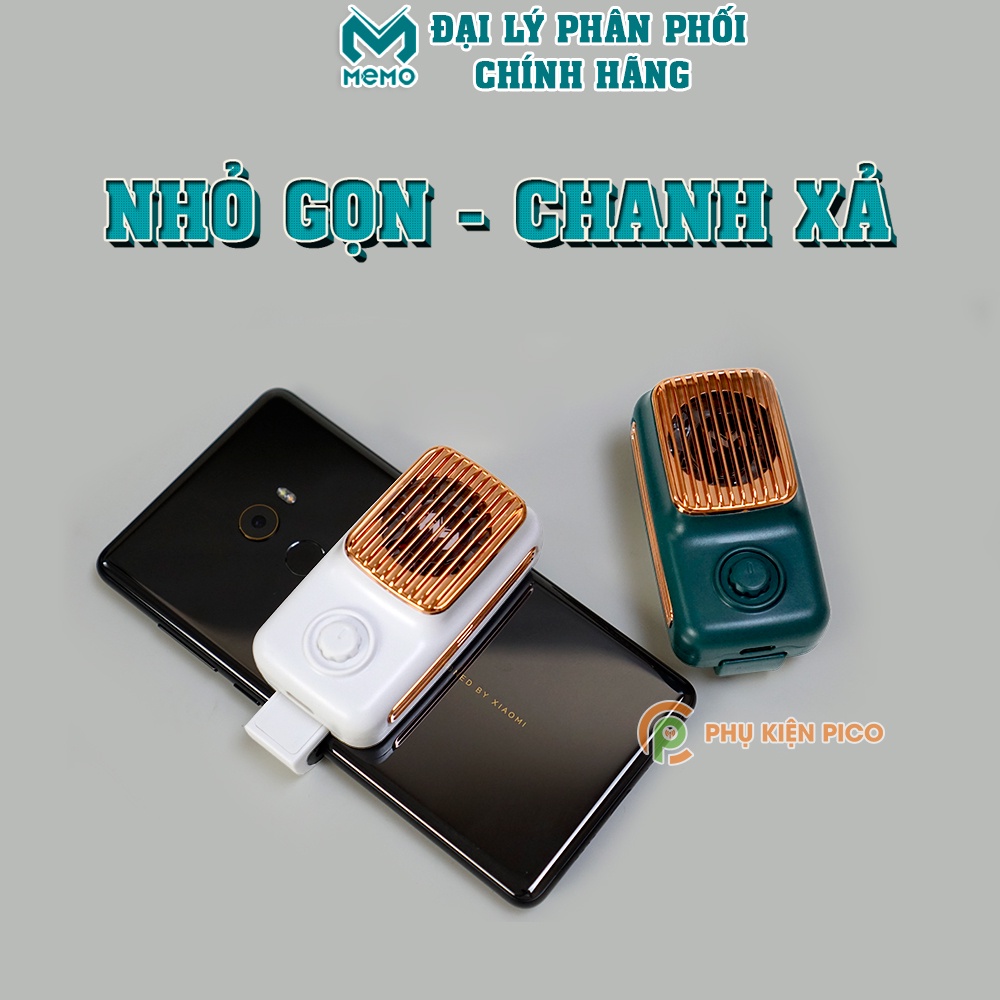 [Mã ELHA22 giảm 6% đơn 300K] Quạt tản nhiệt điện thoại Memo DL03 chính hãng - Quạt tản nhiệt sò lạnh Memo DL03