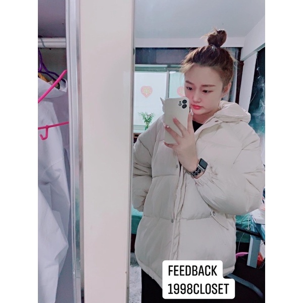 Áo khoác phao mũ béo Hàn Quốc săn sale