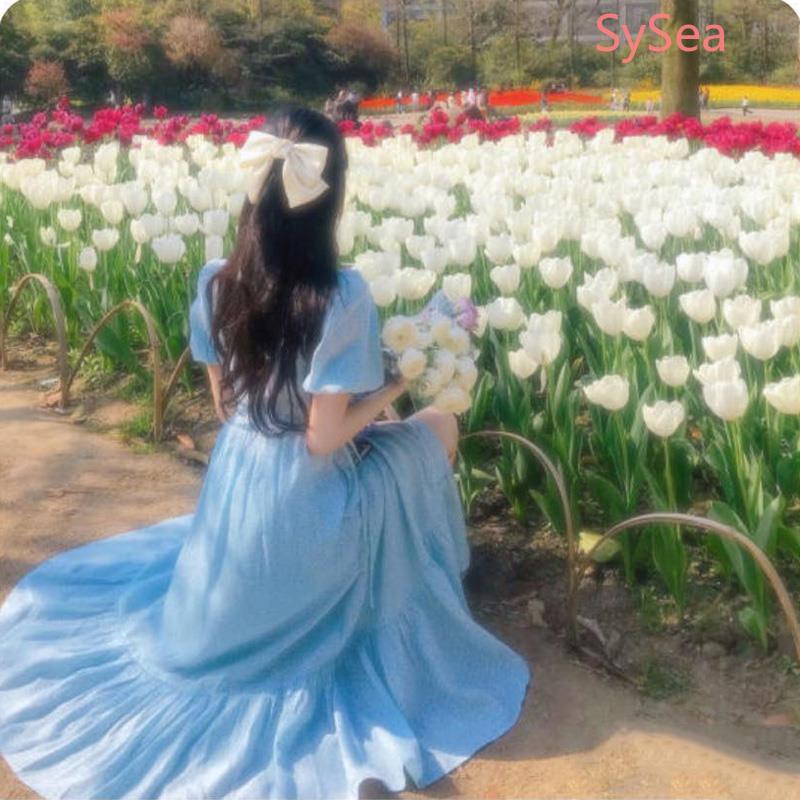 Đầm Midi Tay Ngắn Hoạ Tiết Hoa Phong Cách Retro | BigBuy360 - bigbuy360.vn