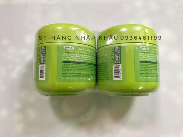 COMBO 2 lọ Kem ủ tóc bơ Thái Lan siêu mượt Daily Care 500g