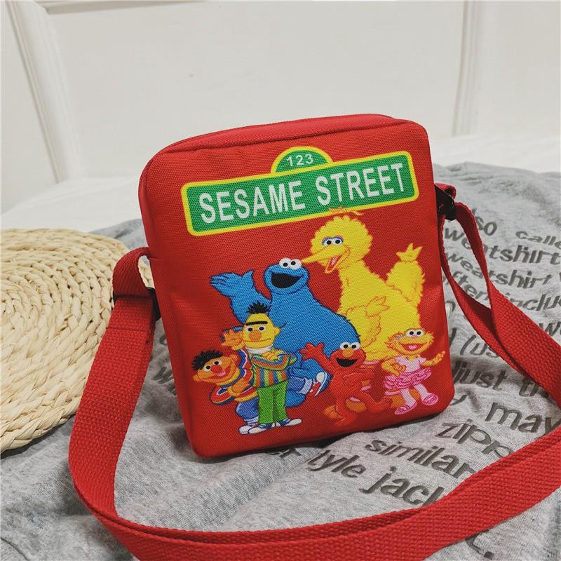 Túi vải Harajuku Sesame Street thời trang