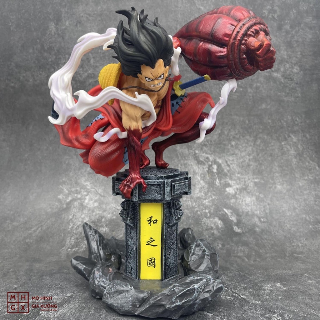 Mô hình One Piece Luffy gear 4  snake man Cao 31cm hàng cao cấp siêu đẹp  , figure mô hình anmie one piece luffy