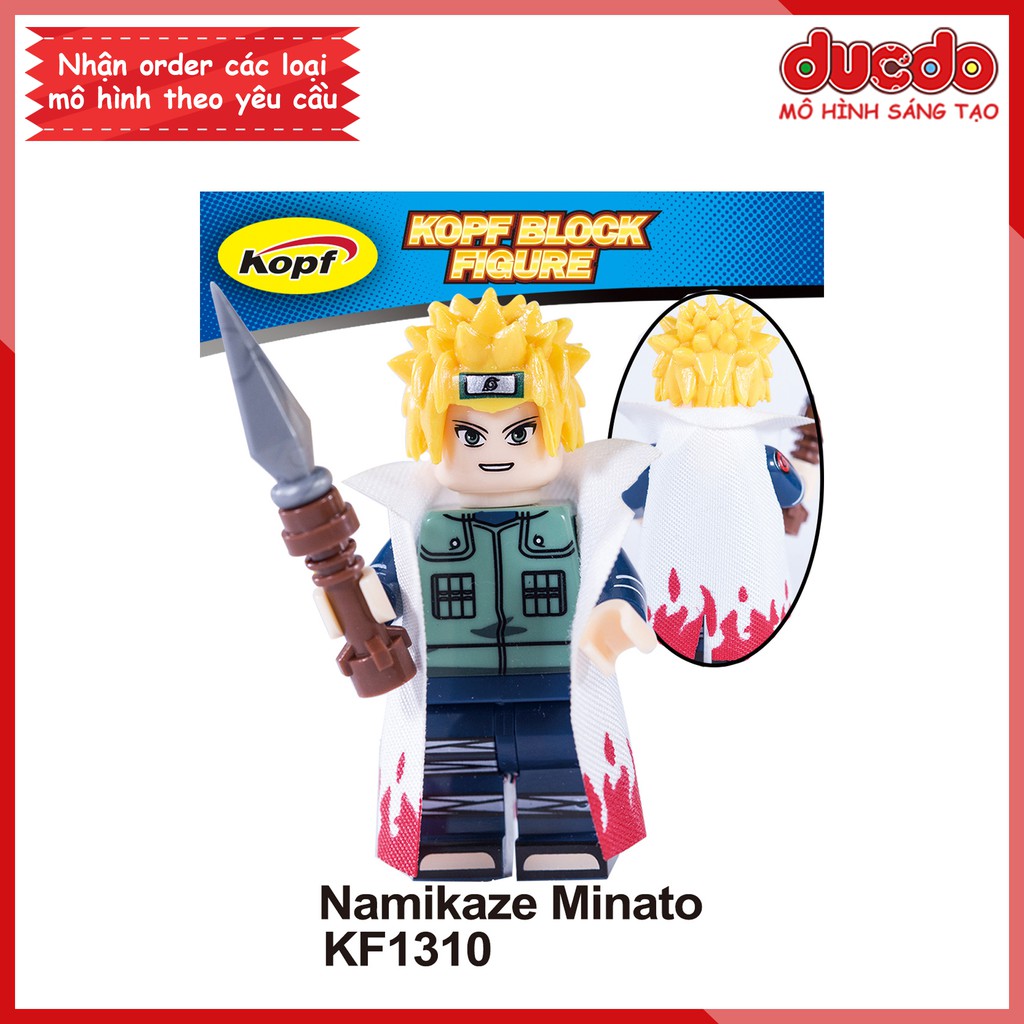 Minifigures các nhân vật Naruto , Mitsuki, Gaara - Đồ chơi Lắp ghép Xếp hình Mô hình Mini Kopf KF6112