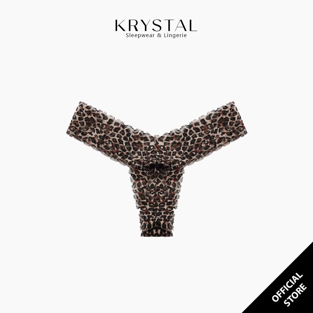Quần lót ren lọt khe chữ T sexy gợi cảm màu trơn KRYSTAL KQT01 | BigBuy360 - bigbuy360.vn