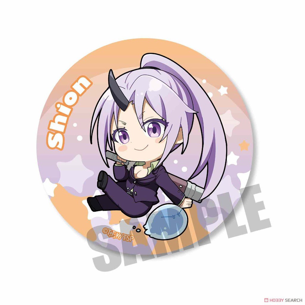 (m01) Huy hiệu cài áo IN HÌNH Tensei-shitara Slime datta Ken Lúc đó tôi đã chuyển sinh thành Slime anime chibi