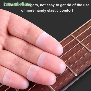 Bộ 4 miếng bọc bảo vệ đầu ngón tay hỗ trợ chơi đàn guitar chất liệu silicone tiện lợi