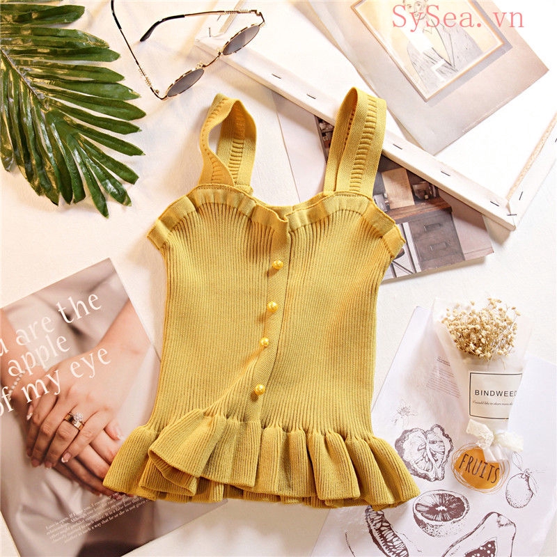 Áo len hai dây phong cách gợi cảm dành cho phái đẹp