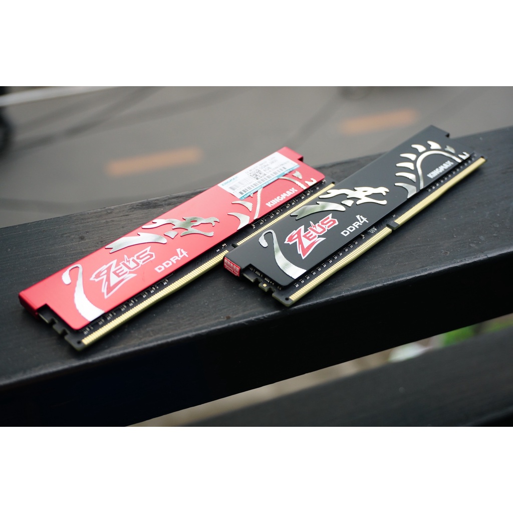 Ram tản nhiệt PC Kingmax Zeus 8GB 2666 (1x8GB) 2666MHz đẳng cấp đến từ thương hiệu (HÀNG NEW CHÍNH HÃNG BH 3 NĂM)