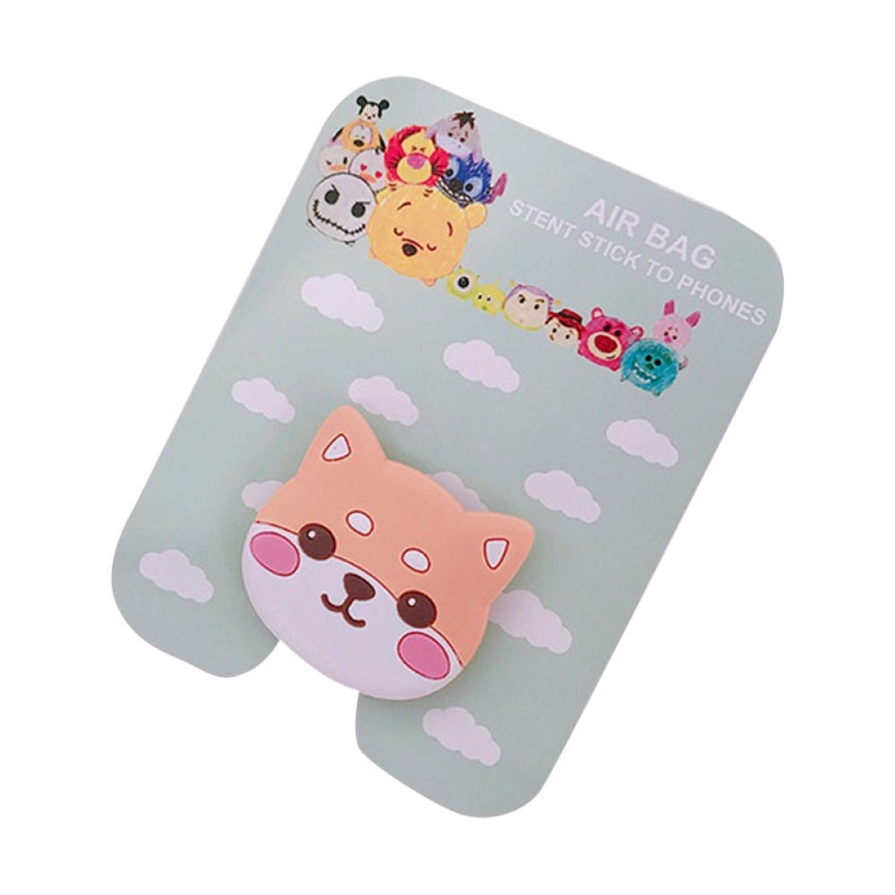 Giá Đỡ Điện Thoại Dạng Nhẫn Đeo Ngón Tay Họa Tiết Hoạt Hình Dễ Thương