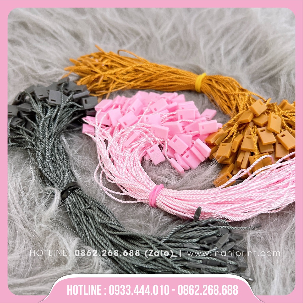 Dây Treo Thẻ Bài Sợi Poly, Dây Tag Treo Quần Áo Thời Trang