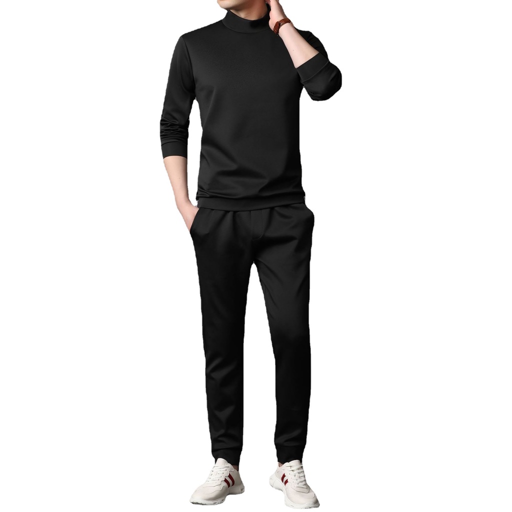 Áo len nam vải nỉ mềm mịn 4RUN Áo khoác nam dài tay cổ tròn giữ ấm mã KC-X co giãn mùa đông đẹp Cao Cấp
