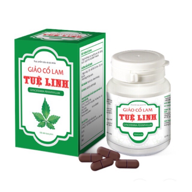 Giảo Cổ Lam Tuệ Linh - Giúp giảm mỡ máu, ngăn ngừa xơ vữa mạch máu, giảm mắc các bệnh tim mạch