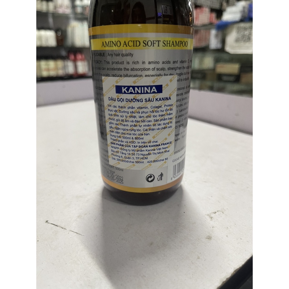 Dầu gội cặp KANINA PRO oganic siêu mềm mượt siêu phục hồi ngăn rụng tóc - myphamvananh