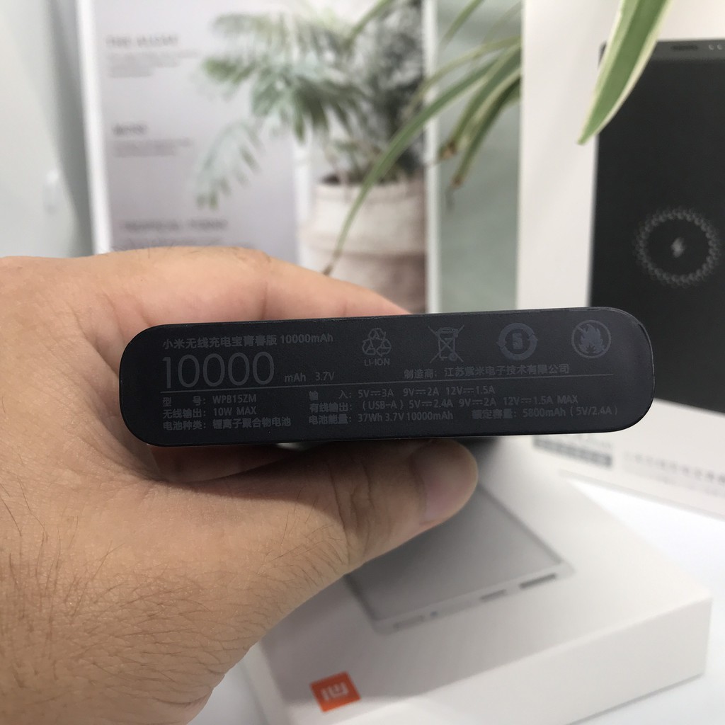 Sạc Dự Phòng Xiaomi Polymer/samsung 10000mAh tích hợp sạc nhanh QC 3.0 bảo vệ chống quá áp, quá dòng