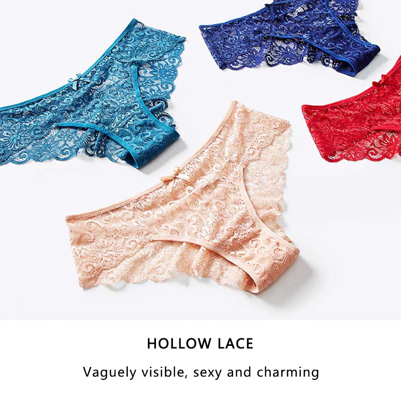 AOFEIQIKE Quần Lót Ren Thoáng Khí Siêu Mỏng Gợi Cảm Dành Cho Nữ