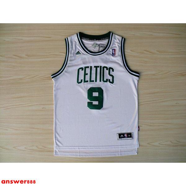 10-new NBA men's Boston Celtics #9 Rajon Rondo REV30 embroidery basketball jersey white75308323 cjM7