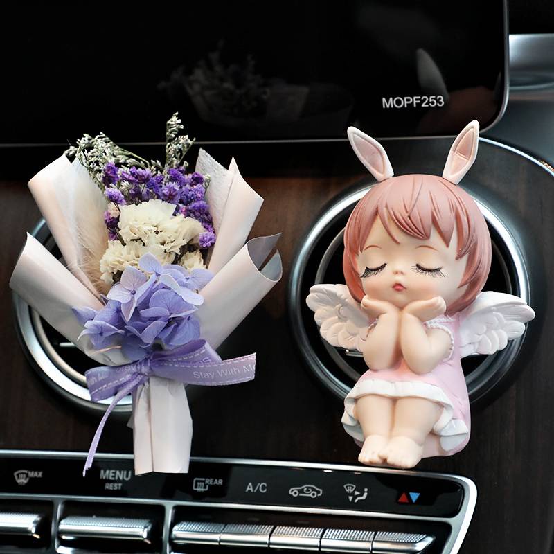 Sáp thơm gắn cửa gió điều hòa xe hơi hình thiên thần Annie xinh xắn