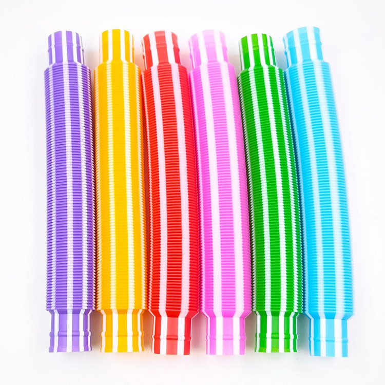 Ellen Pop It Ống Phát Sáng Dạng Ống Thu Gọn Màu Macaron Xả Stress Trang Trí Tiệc Tùng