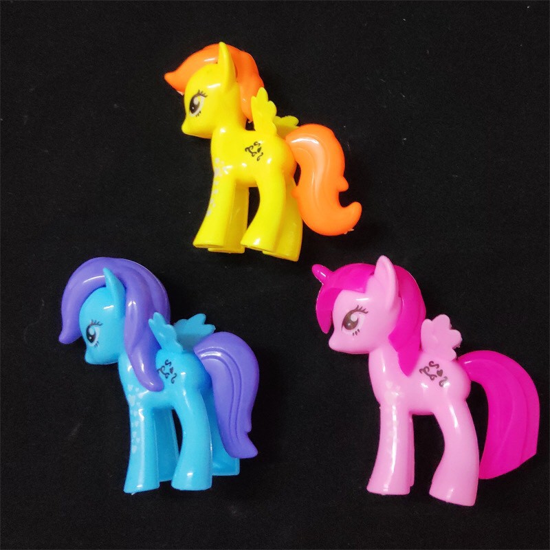 Trang Trí Bánh Sinh Nhật Bánh Kem - SÉT 3 EM NGỰA PO NY