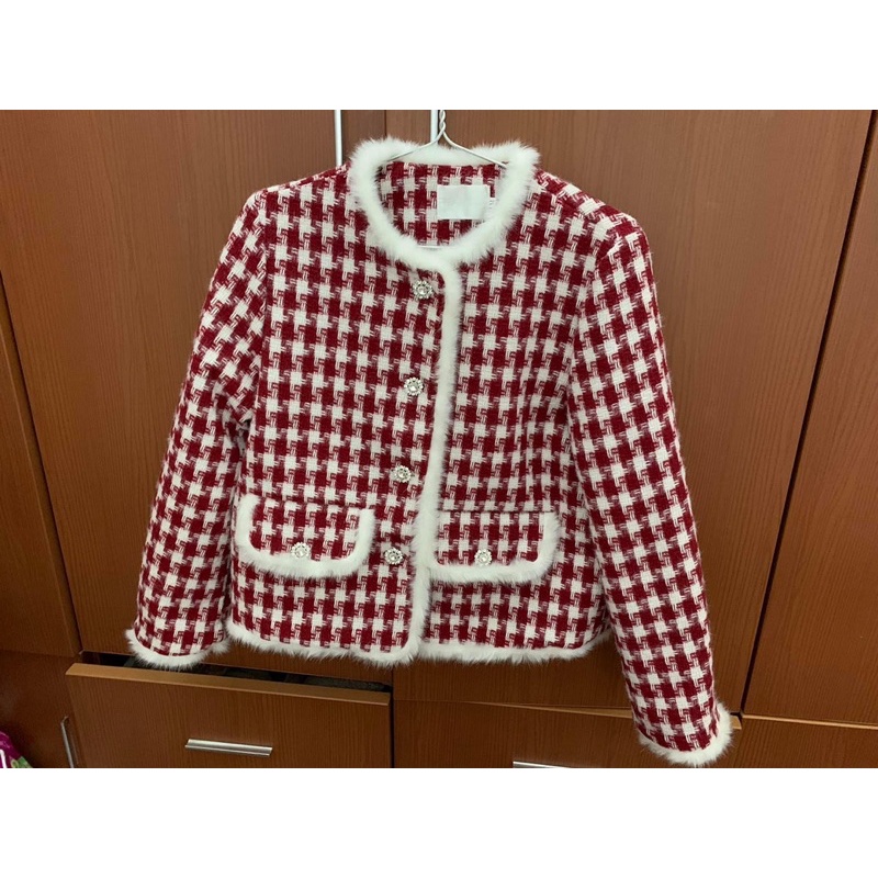 áo dạ tweed dáng ngắn Minz store