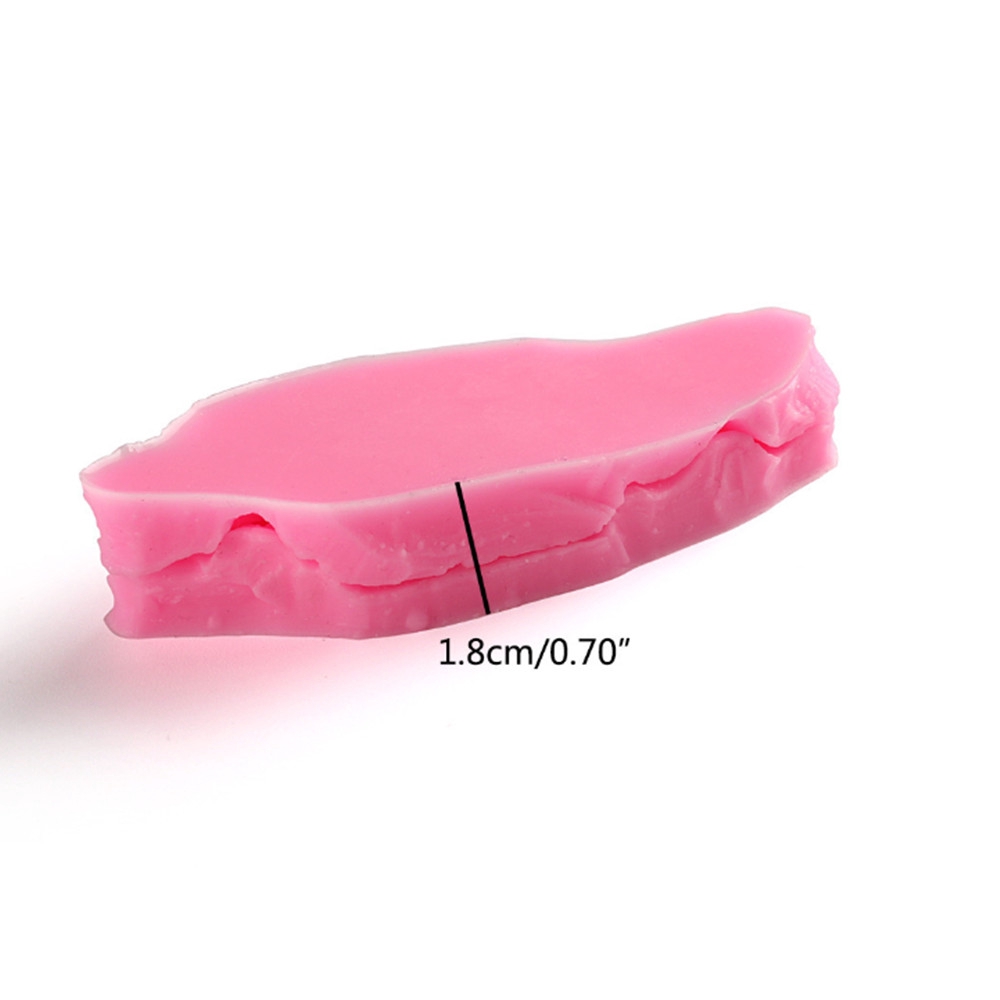 Set 2 Khuôn Silicone Tạo Hình Hoa Lily Trang Trí Bánh