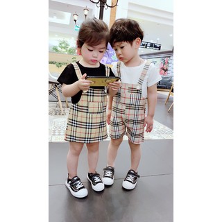 Set váy yếm dành cho bé gái