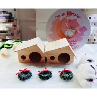 Nhà Ngủ Gỗ Hamster