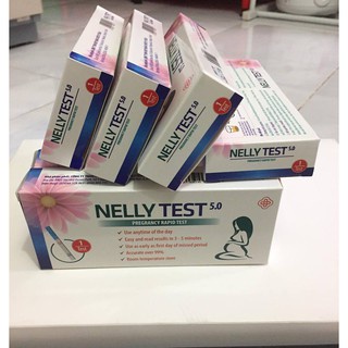 Que thử thai Nelly test phát hiện thai sớm chính xác cao  bản 5.0