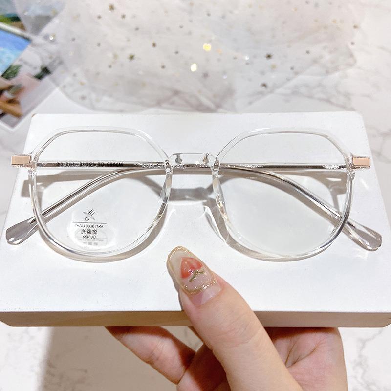 Mắt Kính Gọng Cận Form Đa Giác 649 Kiểu Dáng Trẻ Trung Phong Cách Ulzzang Siêu Xinh - Hazo