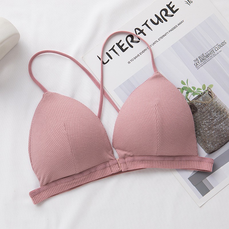 Áo bra nữ 2 dây đep cài trước, áo lót không gọng đệm mỏng mặc thoải mái VALICA 715 | BigBuy360 - bigbuy360.vn