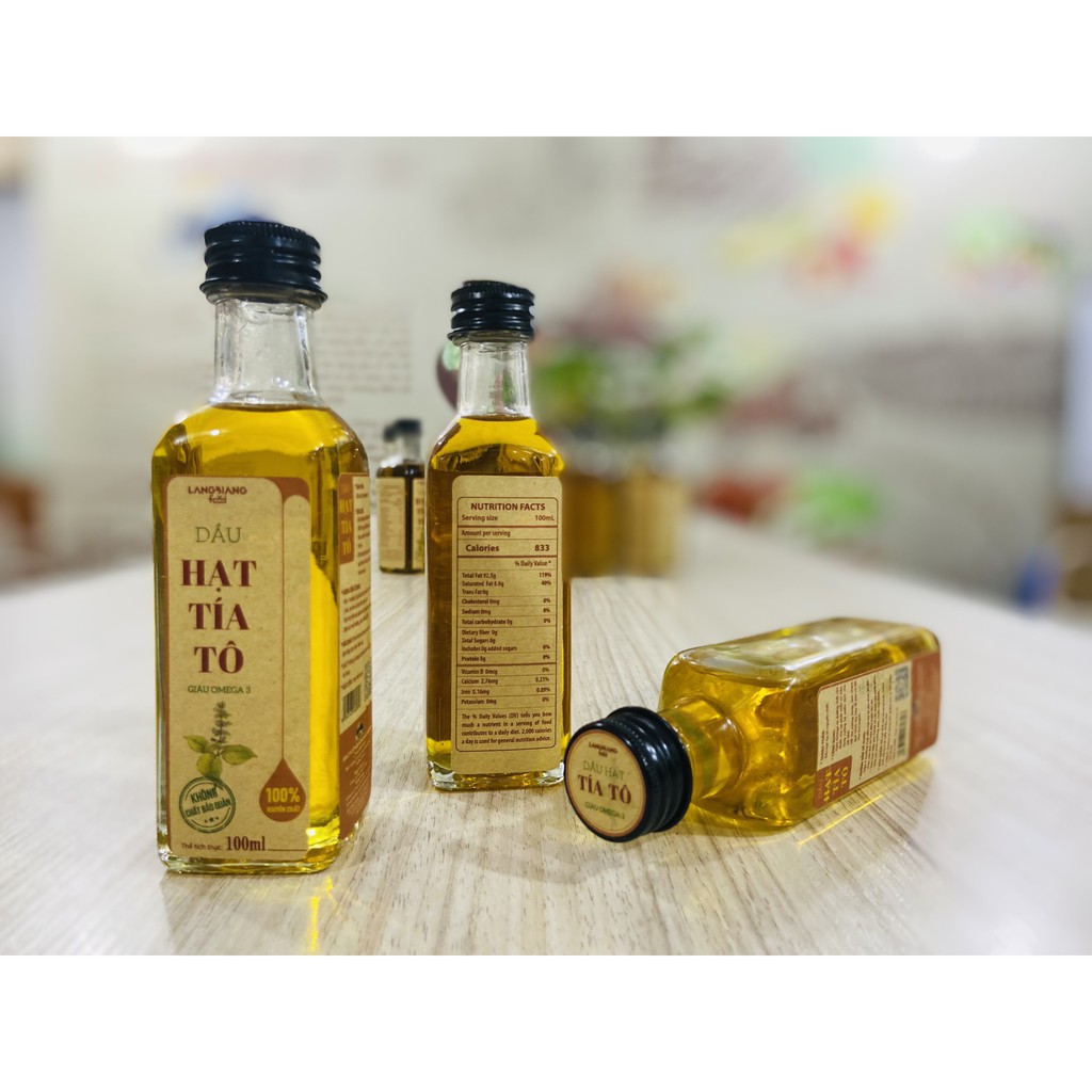 DẦU HẠT TÍA TÔ LANGBIANG FOOD 100ML