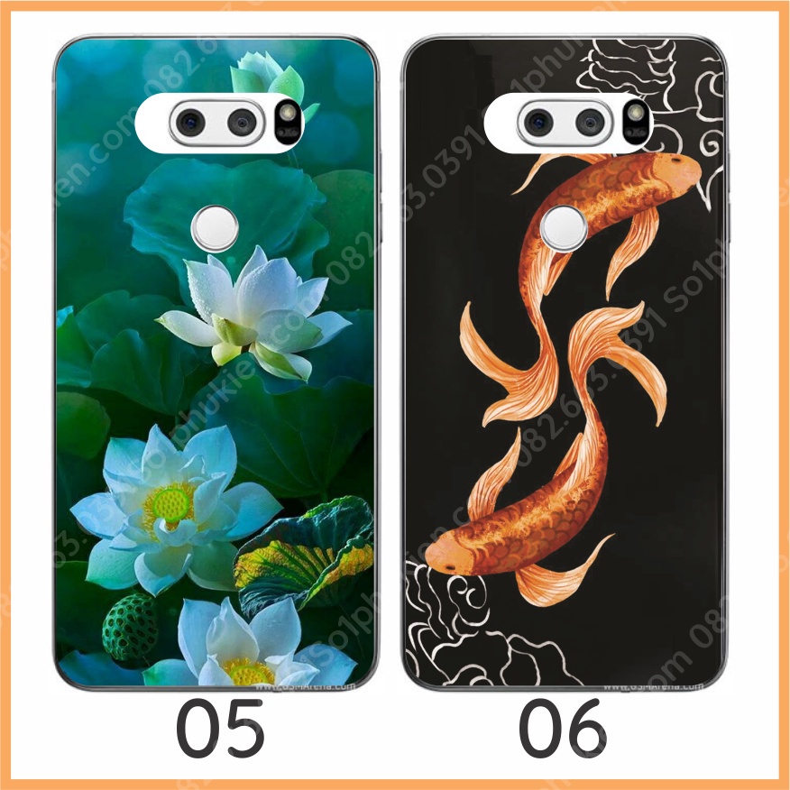 Ốp lưng LG V30 V30 plus V30s thinQ , V35 , V40 V40 thinQ dẻo in hình thư pháp nhiều mẫu