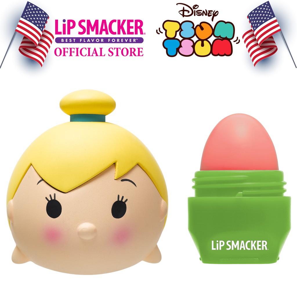 Son Lip Smacker Disney Tsum Tsum Nàng Tiên Xanh Tiner Bell 7.4g