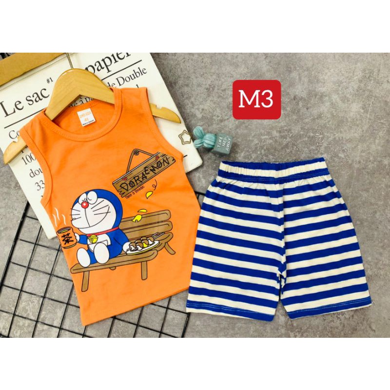 XẢ LẺ SIZE  BBN18 (23KG -45KG) BỘ COTTON 4 CHIỀU NHẸ MÁT HÚT MỒ HÔI ĐÙI CỘC BÉ TRAI SIZE ĐẠI &amp; ĐẠI CỒ. ĐỒ BỘ BÉ TRAI.