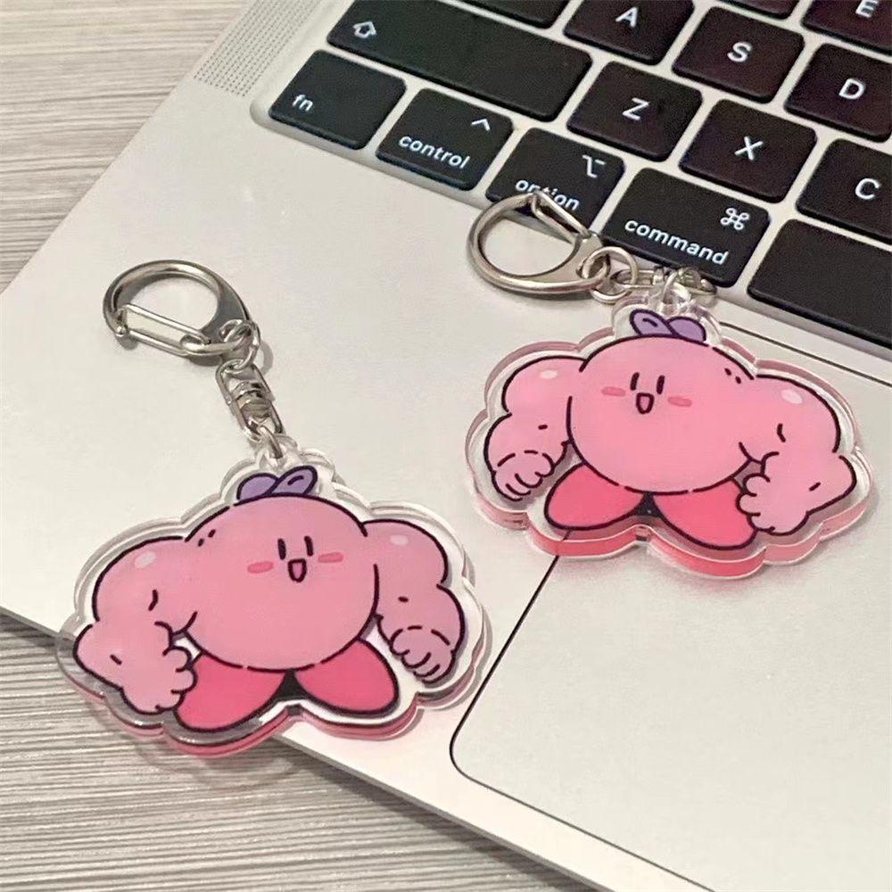 Móc Khóa Hình Nhân Vật Hoạt Hình Kirby Dễ Thương