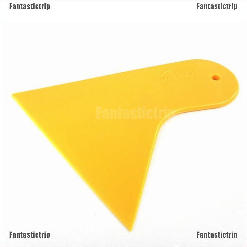 Dao Cạo Râu Bằng Nhựa Màu Vàng Cho Kính Xe Hơi