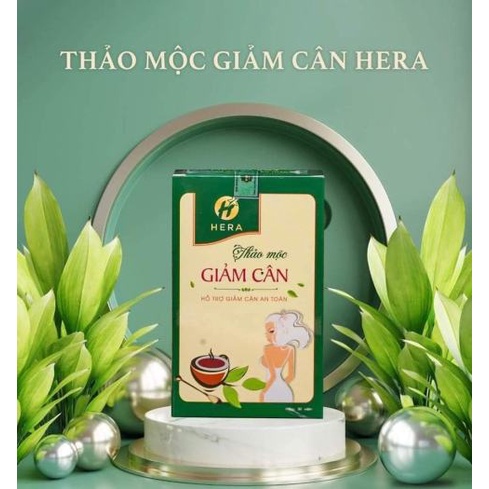 Thảo Mộc giảm cân Hera Plus Viên Uống giảm cân Detox an toàn trà Giảm béo Nhanh Chính Hãng