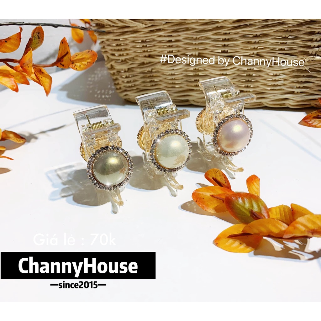 Channyhouse_ Kẹp càng cua t.r.a.i 3 màu có sẵn