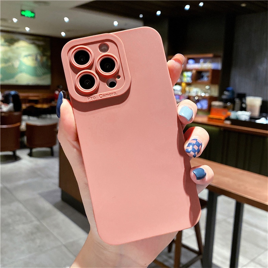 Ốp lưng cạnh vuông lỗ camera cho Xiaomi Redmi Note 11 11S Pro 5G