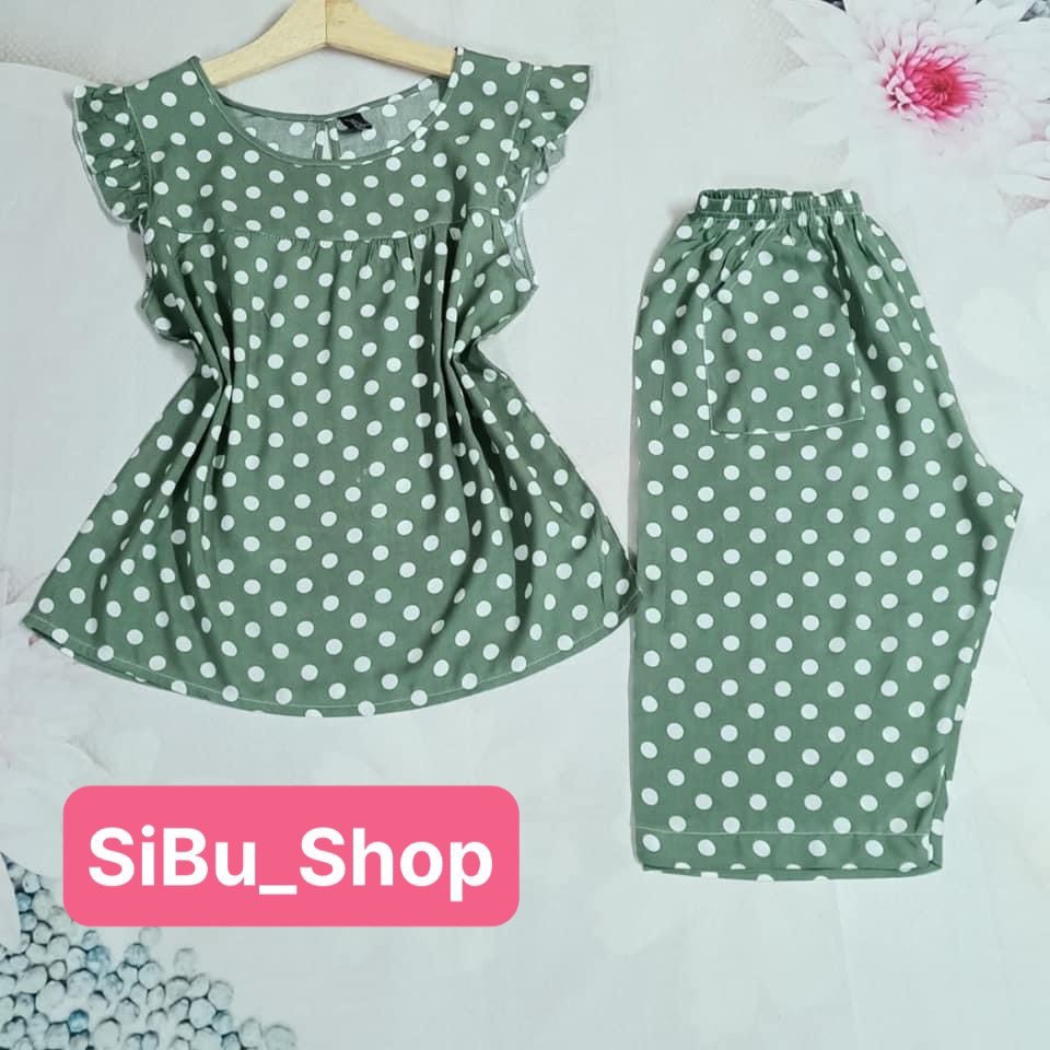 Đồ bộ nữ lửng mặc ở nhà 🏵️🌺💲FREE SHIP💲🏵️🌺 chất liệu tole hai da loại 1, mát mẻ, trẻ trung, mặc được cho bà bầu