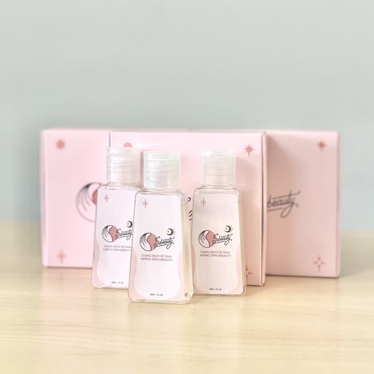 Chai Dung Dịch Vệ Sinh Miếng Dán Ngực Sbeauty 50ml