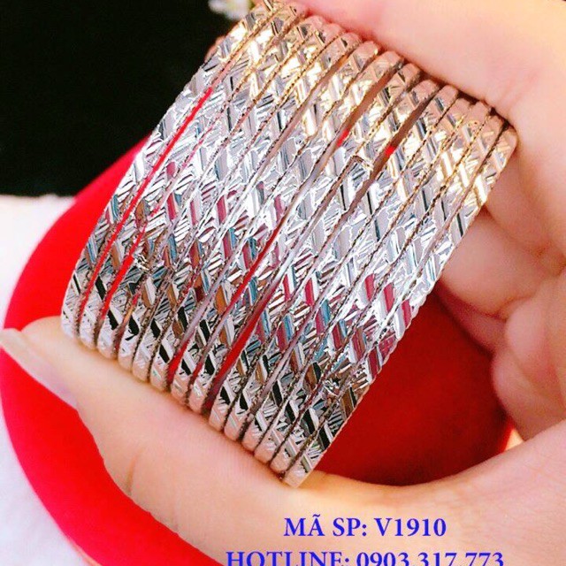 Vòng ximen mạ bạch kim Cao Cấp 7