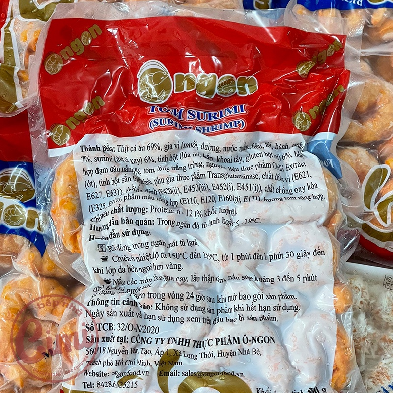 Chả Tôm Định Hình ONGON - Cá Viên Chiên - Viên Thả Lẩu - Bếp Nhà CIMI