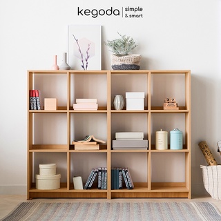 Kệ Sách Gỗ 3 Tầng Đơn Giản KGD23 Thương Hiệu KEGODA