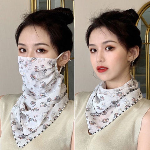 Khẩu Trang, Khăn Choàng Lụa, Bảo Vệ Chống Nắng